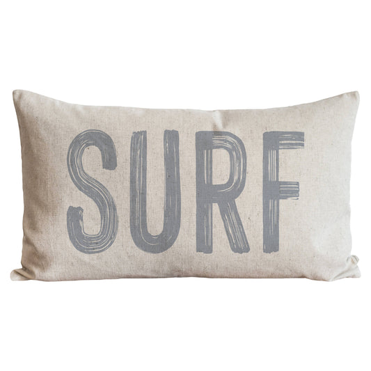 Surf Pillow: Natural / 16" x 26"