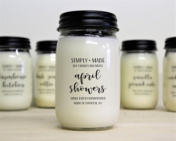 April Showers Candle