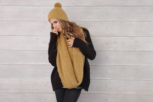 Honeycomb Scarf Bronze