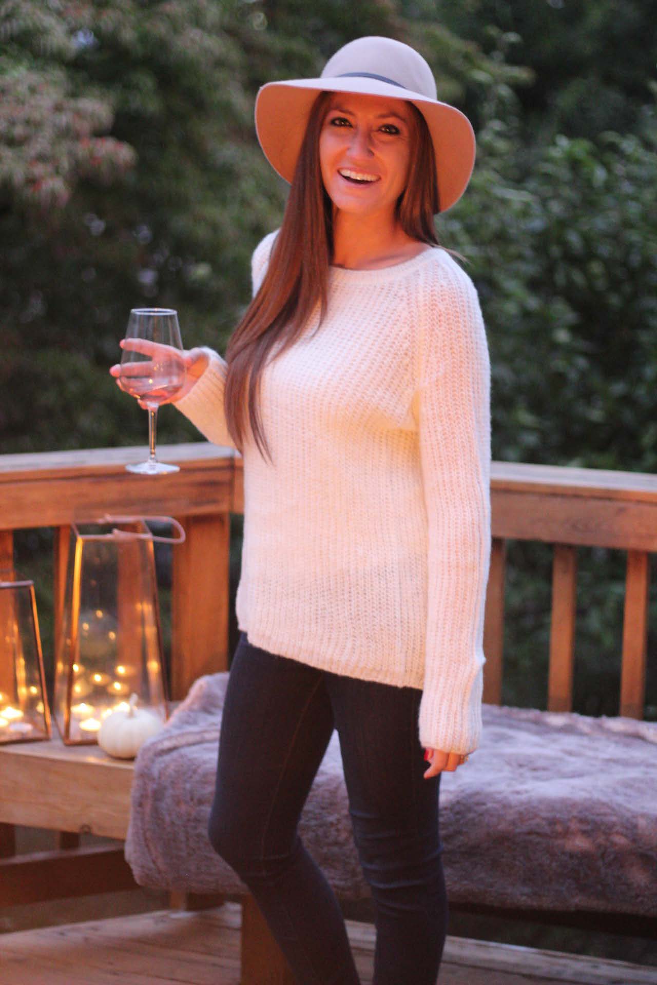 Lightweight Chunky Crew Neck Sweater